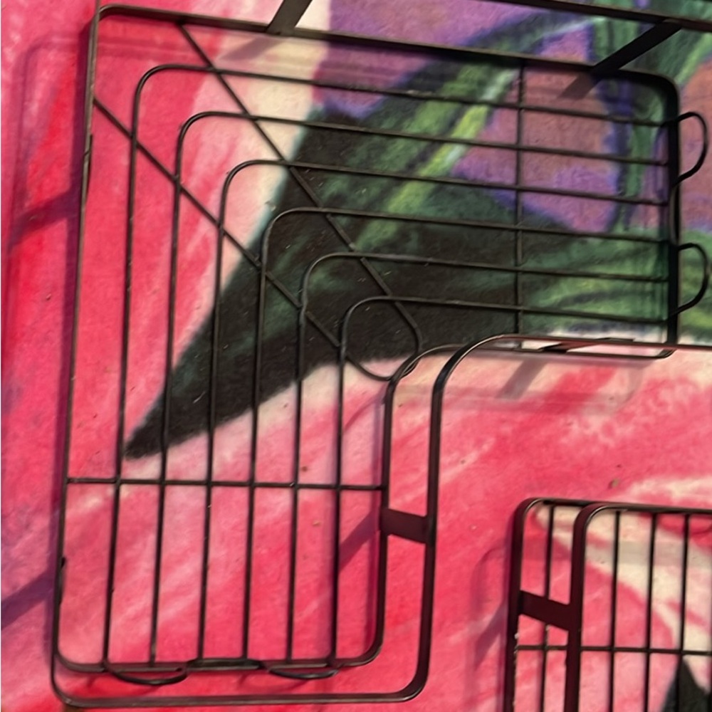 Black Wire Storage Racks - Picture 2 of 8